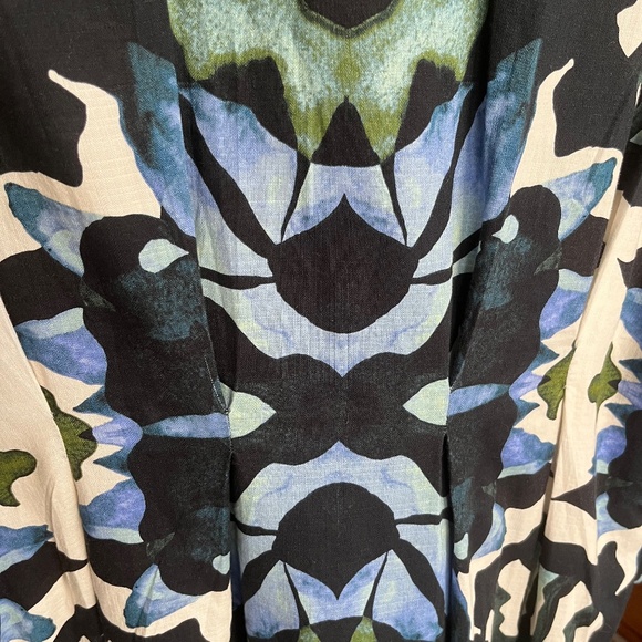 Cotton/linen dress L NWOT - Picture 6 of 11